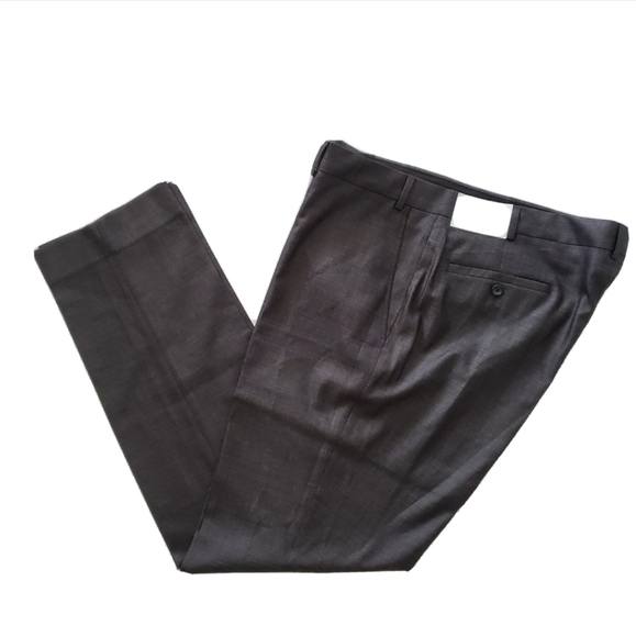 Kenneth Cole Reaction Techni-Cole Gray Dress Pants - Picture 2 of 8